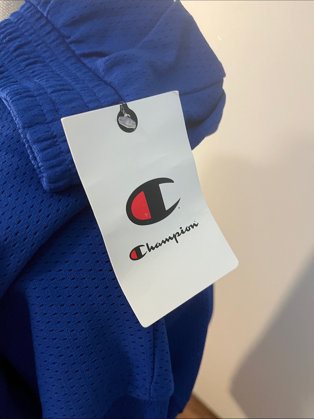 Champion Blue Mesh Full-Zip Hoodie - Picture 2 of 5